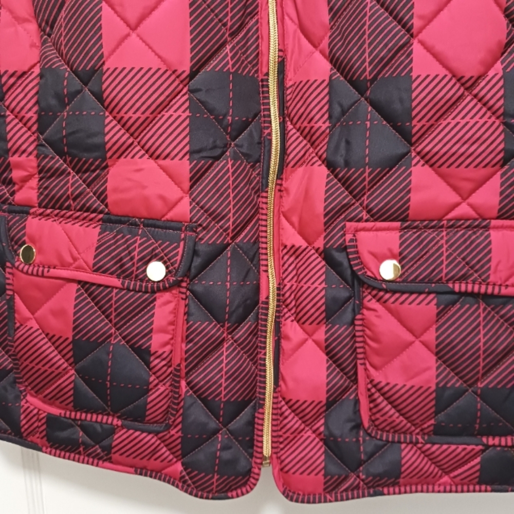 St. John's Bay Puffer Vest SZ 0X NWT - Picture 4 of 9